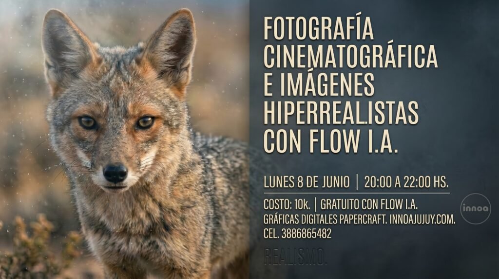 Portada de Fotografía Cinematográfica e Imágenes Hiperrealistas con Flow IA